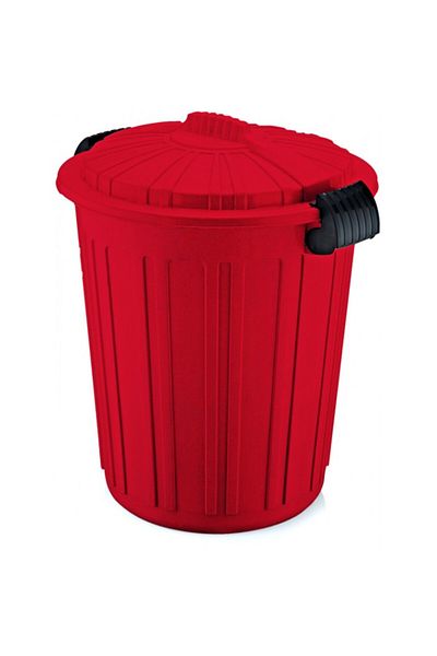 Raki Trash can RAKI NURBY 73 lt 45x52cm brown