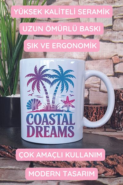giftkonsept Coastal Dreams Printed Gift Mug