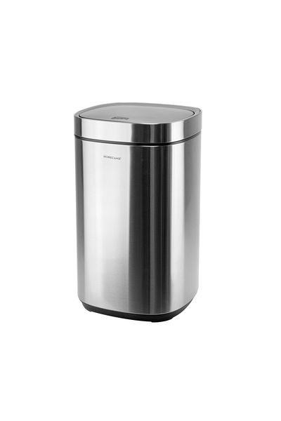Raki Bathroom waste bin with TOUCH mechanism 30lt, 30x30xh62cm, chrome