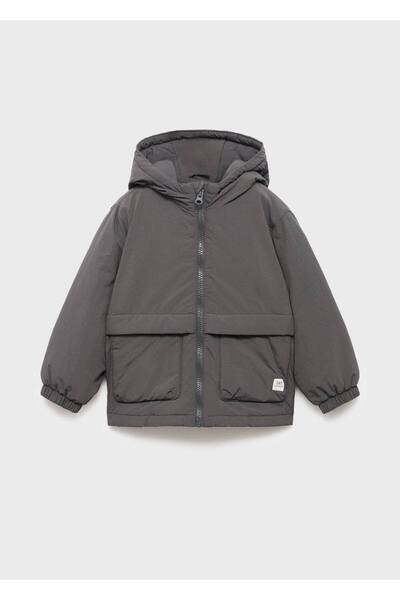 MANGO Baby Anorak matlasat cu glugă