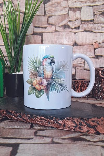 giftkonsept Tropical Flowers Printed Gift Mug