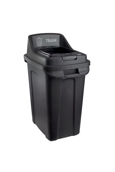 Raki RAKI selective collection waste bin 50lt black