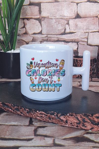 giftkonsept Hello summer Printed t handle latte cup mug cup