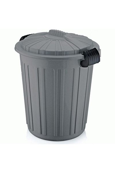 Raki Trash can RAKI NURBY 73 lt 45x52cm gray