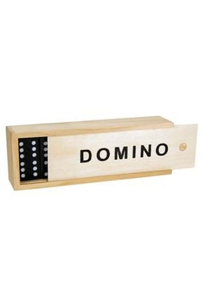 OEM Joc de societate Domino în cutie de lemn - 28 de piese