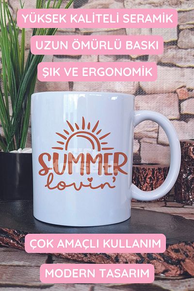 giftkonsept Summer Love Printed Gift Mug