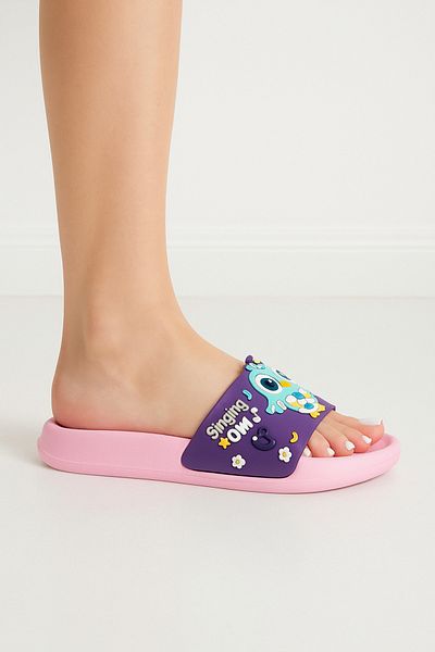 Liarca 3D Patterned Sea Home School Nursery Kids Slippers – Soft Sole, Colorful Design Comfortable Slippers