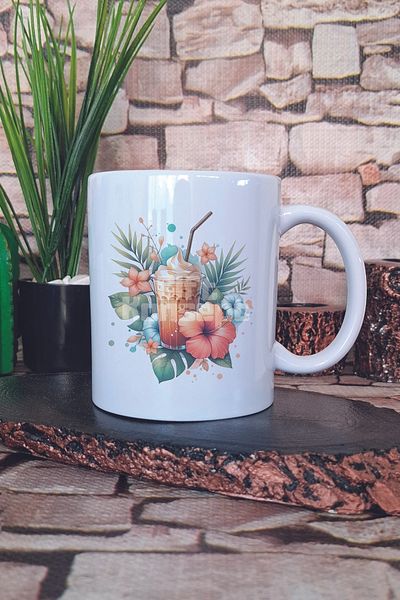 giftkonsept Colorful Seaside No:2 Printed Gift Mug