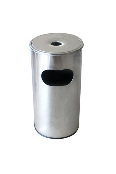 Raki Round hotel waste bin with ashtray 30l. 29.5x29.5xh60.5cm