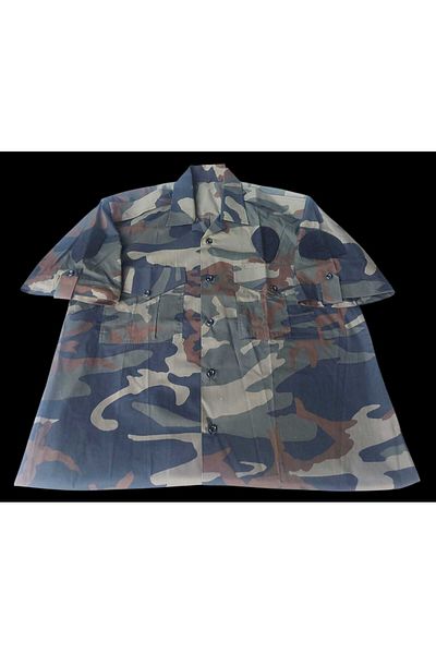 kho military design 2007 Poh Summer Shirt 100% Cotton Zero Product (Size S-M)