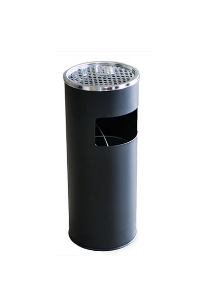 Raki Outdoor ashtray with trash can 18L 25xh60cm black