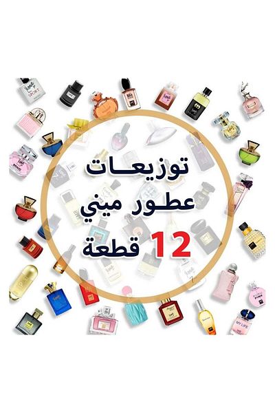 Classic Collection Mini Luxury Perfume Set for Women 25ml (12 pieces)