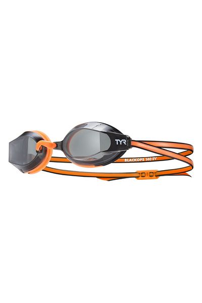 TYR Black Ops Kids Racing Goggles (Orange/Smoke)