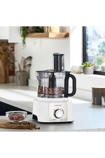 Kenwood محضر طعام، 1000 واط، وعاء سعة 3 لتر، وعاء خلاط سعة 1.5 لتر، مطحنة متعددة، 7 أدوات معالجة، 1000 واط