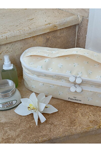 Punchiess Пътна чанта Airstrait с цвят на масло и цвят Blossom