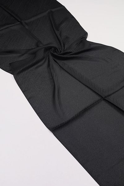 Hint İpek Self Patterned Twinkle Shawl - Pattern-04 - Black