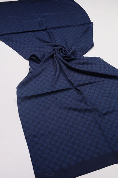Belli Fresh Siena Shawl - Pattern-06 - Navy Blue