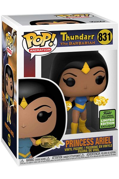 Funko Pop! Thundarr the Barbarian Princess Ariel # 831 2021 Spring Convention Limited Edition Exc