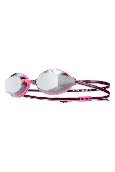 TYR Black Ops Mirrored Kids Racing Glasses (Pink/Silver)
