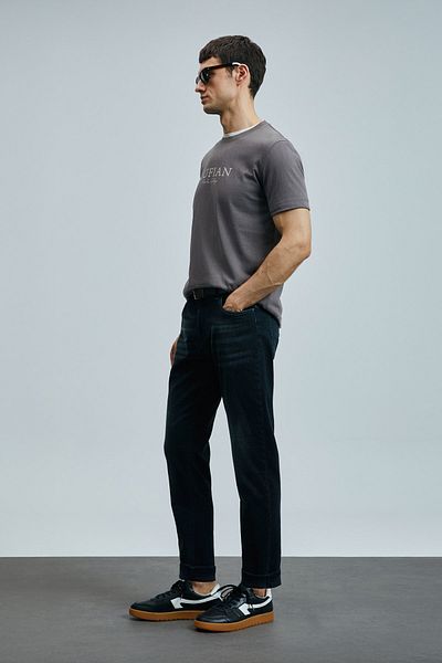 Lufian Ανδρικό παντελόνι LUFİAN Ivan Smart Jean Regular Fit 00213