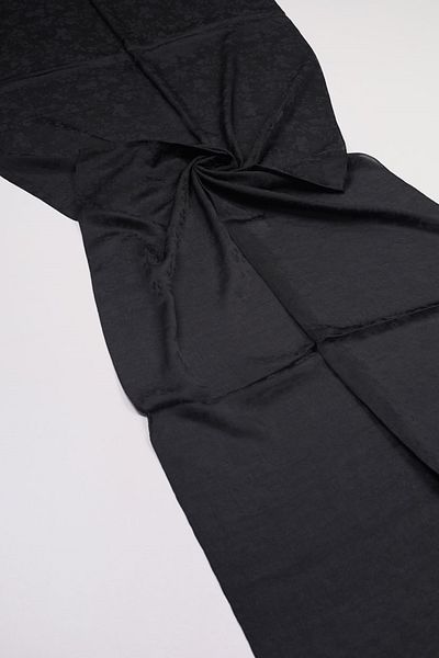 Levidor Self Patterned Italian Jacquard Shawl - Pattern-01 - Black