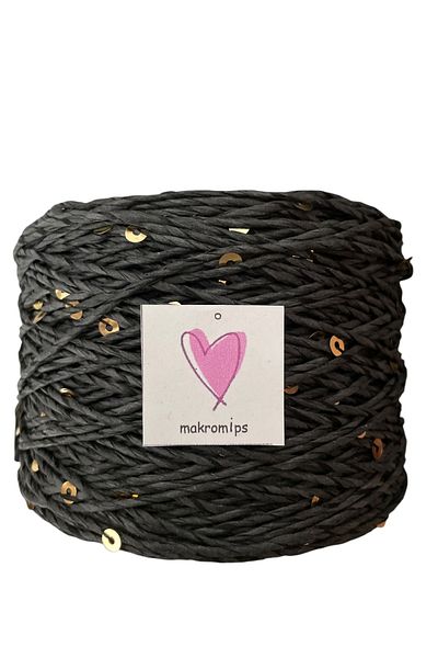 Makromİps Paper Yarn with Sequence Sequence (250Gr) Natural Wicker Kraft Crochet Hobby Hand Knitting Yarn Bag Basket Decoration