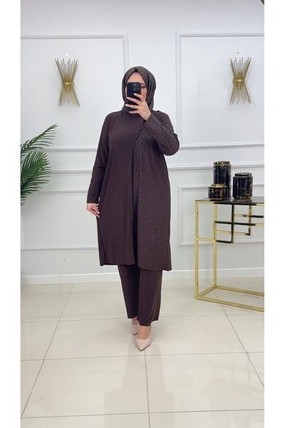 Enans Design Women's Hijab 2-Piece Set Tunic & Trousers