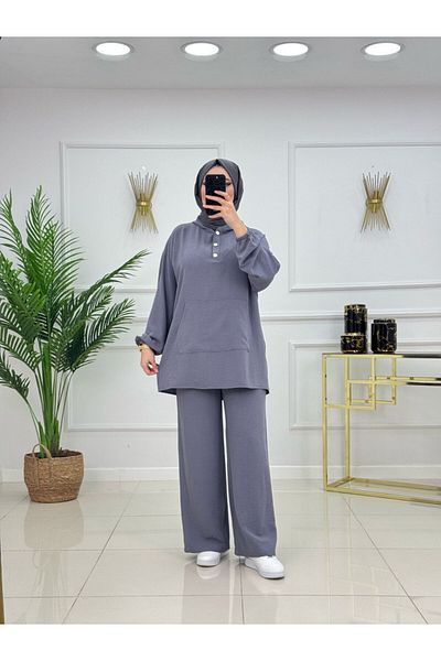 Enans Design Women's Hijab 2-Piece Set Tunic & Trousers