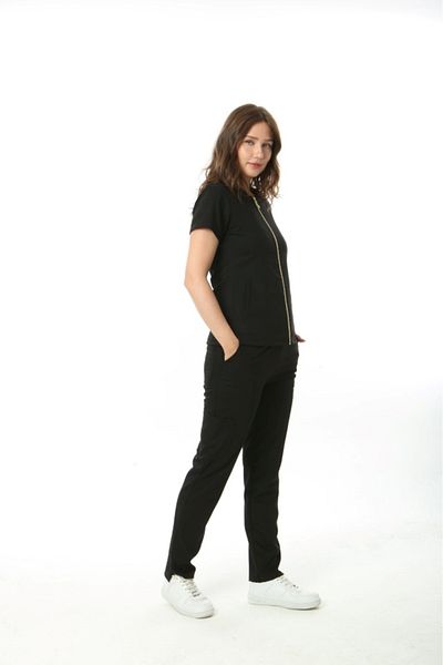 İBA MEDİKAL Costum medical Platinum cu fermoar negru