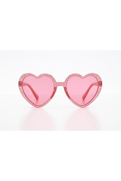 CHANCE GİFT Children's Sunglasses Fun Different Style Lovely Goggle with Heart Lightweight and Stylish Design Party Goggle