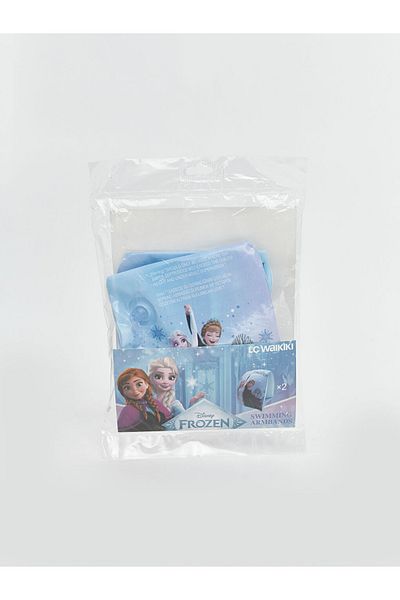LC Waikiki Blue Frozen Printed Girl's Swimming Sleeve