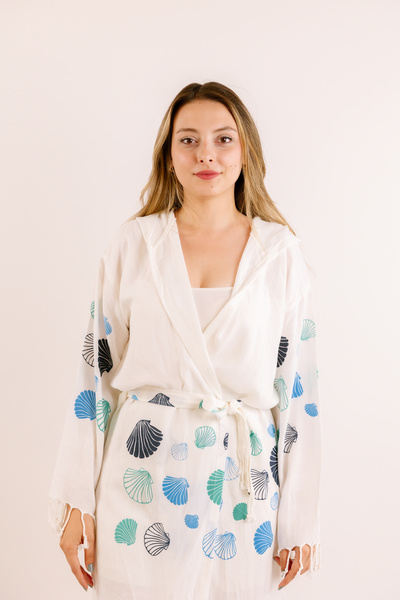 geef kıds Women's Hooded Bamboo Beach Dress