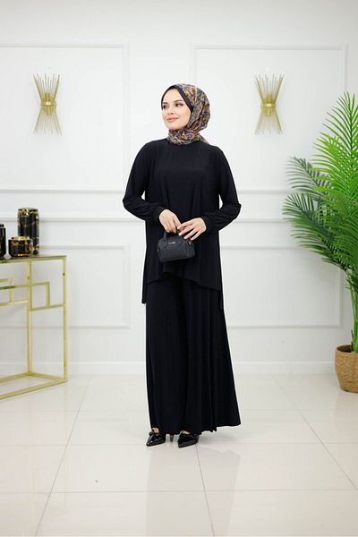 Enans Design Women's Hijab 2-Piece Set Tunic & Trousers