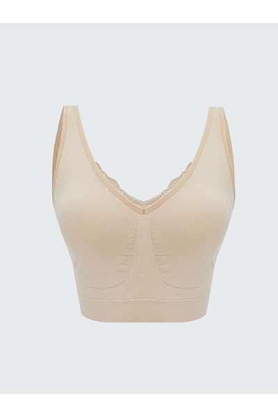 LC Waikiki Pink Underwire-Free Flat Sports Bra