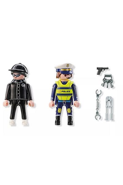 Playmobil - Set of 2 Policeman and Hot Figures
