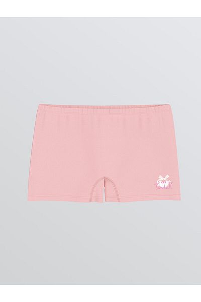 LC Waikiki Pink Printed Girl's Boxers 3 Pcs