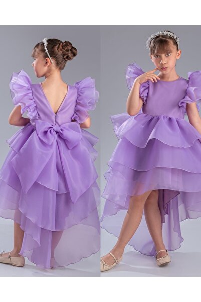 Fatma Kına Fenomen Kids Kuruklu prenses model abiye