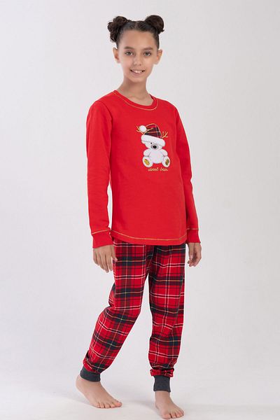VİENETTA Girl's Long Sleeve Pajama Set(7-8/13-14), 403013