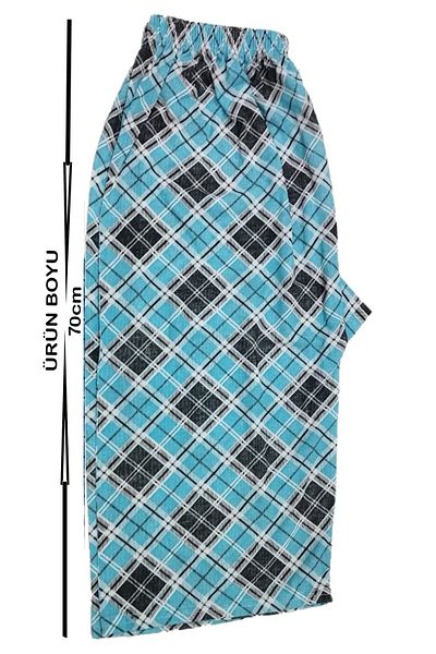 A&K ZÜMRA Mother Model Combed Cotton Below Knee Capri Large Size Netted
