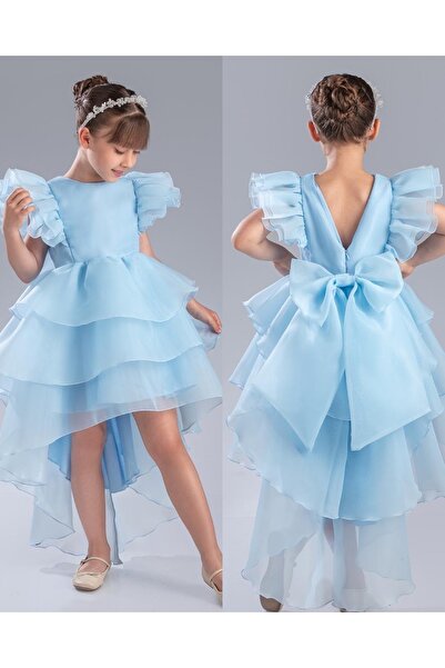 Fatma Kına Fenomen Kids Kuruklu prenses model abiye