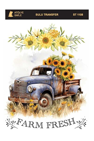 Atölye Smile ST1108 نقل مائي للأرضيات الخارجية 25*35 سم