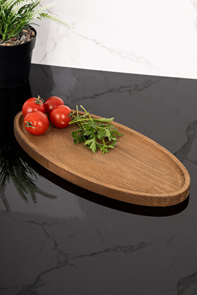 Dolkin Home طبق تقديم خشبي طبيعي، طبق تقديم متعدد الأغراض، طبق جبن، حامل خشبي...