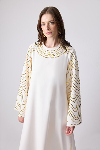 Touché Privé TROKLU KREP ELBİSE