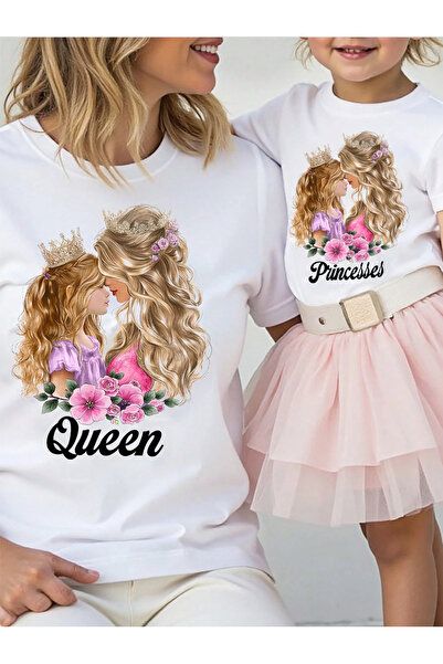 SVART WEAR Set de tricouri combinat pentru mama și fiica tricou Twin Mother G...