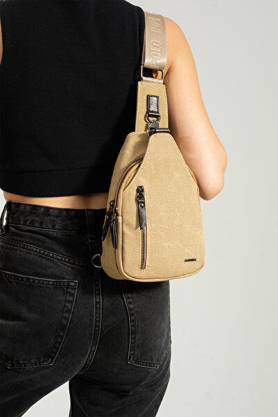 Teal Collection حقيبة الجسم القماشية للجنسين حقيبة الجسم