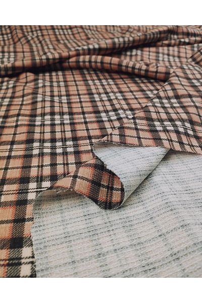 Kumaş Parça Plaid Jersey with Wraps (Width 160 cm X Length 235 cm)