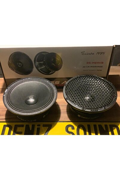 Deniz Sound Garage RS-M84VB 20 CM MİDRANGE PROFESYONEL ÜRÜN TEKİ 375 RMS 750 WATT