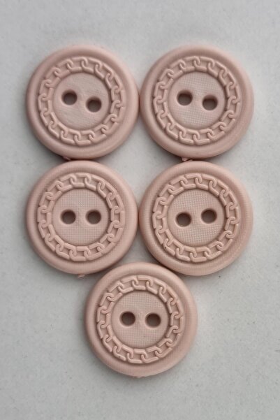 Şirin Yün Orta Boy Zincir Desenli Akrilik Ten Kaban Çeket Hırka Yelek Düğmesi...