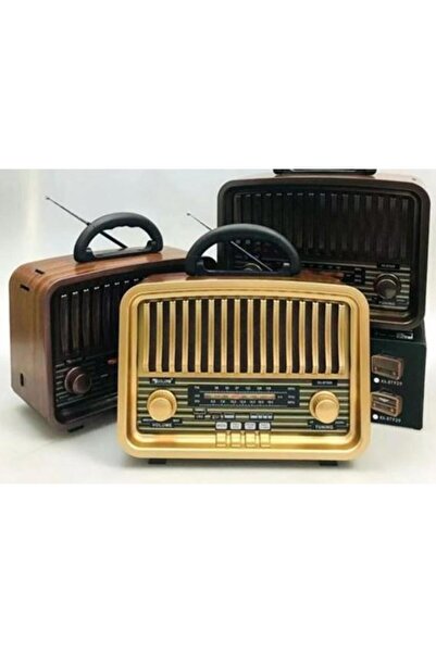 Gold Audio Luxury, Şarzlı Nostalji Radyo Çalar, bluetooth USB Ses Bombası Teyp