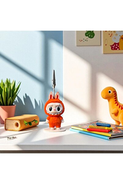 Perazayn Decorative Cute Labubu Notepad - Paper Holder - Photo Holder